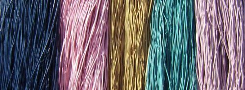 Plain Round Leather Cords In Multiple Fancy Colors