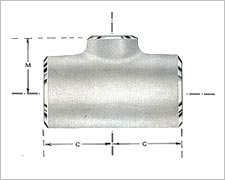 Made Using Well-tested Metals Unequal Tee