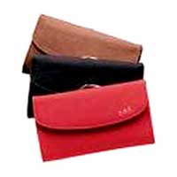Rectangular Ladies Leather Purses, Pattern : Plain Printed