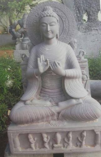 Stone Non Polished Plain Garden Statue, Size : 2feet, 4feet, 6feet, 8feet, Etc.