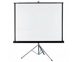 Classy White HDPE Tripod Projection Screen