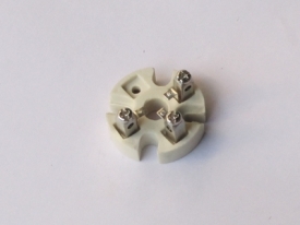 Round 3 Way RTD Ceramic Block, Color : White