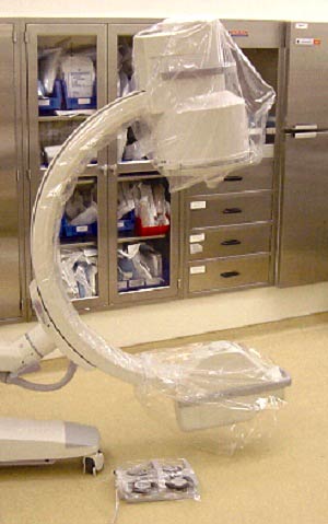 Plain Plastic C-Arm Cover, For Hospital