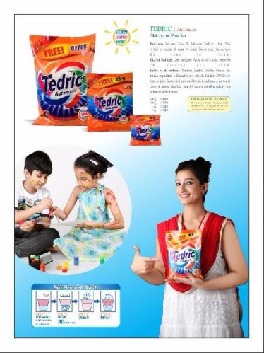 TEDRIC AUTOMATIC DETERGENT POWDER, Color : White