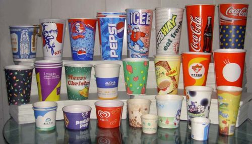 Paper cups, Material : Paper