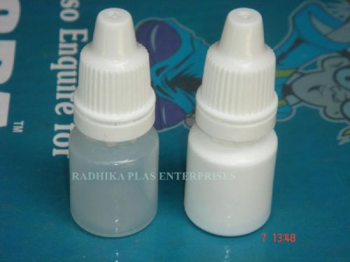 RADHIKA Plastic 5ml Dropper Bottles, For Pharma, Ayurvedic, Homeo Etc, Plastic Type : LDPE