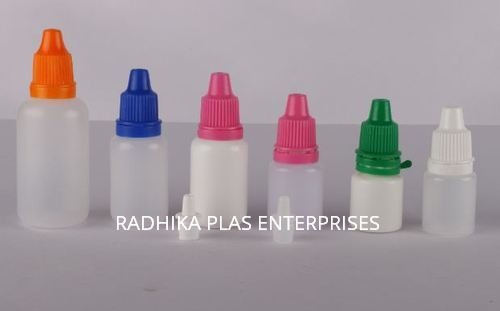 Round PLASTIC Pharmaceutical Eye Dropper Bottles, Plastic Type : LDPE / HDPE