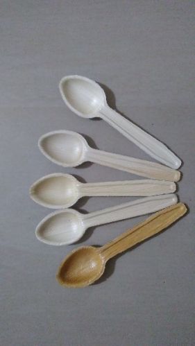 Areca Palm Leaf Spoons, Size : 14 Cm