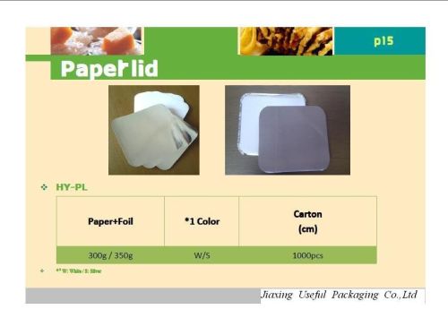 Aluminum Foil Paper Lid, Brand Name : useful