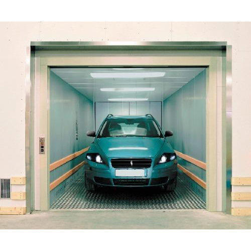 Polished Carbon Steel Car Elevator, For Garage, Feature : Fine Finishing, High Strength, Optimum Quality