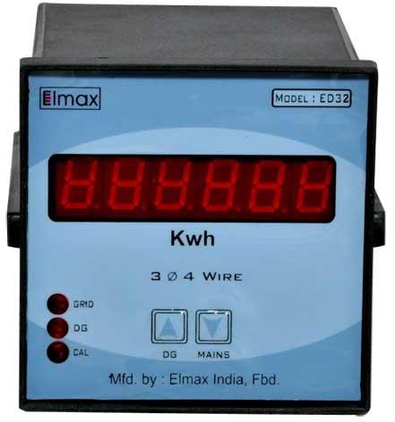 Single Kwh Meter LED Display