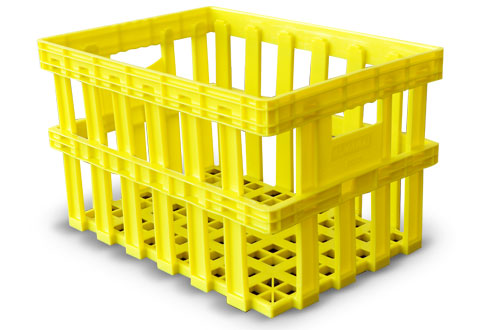 Plastic crates