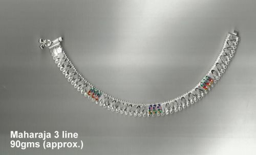 Maharaja Silver Anklets