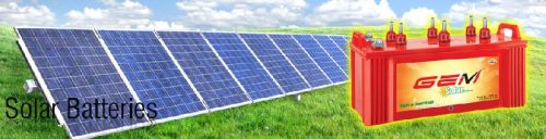 Solar Batteries, Battery power : 200 Ah