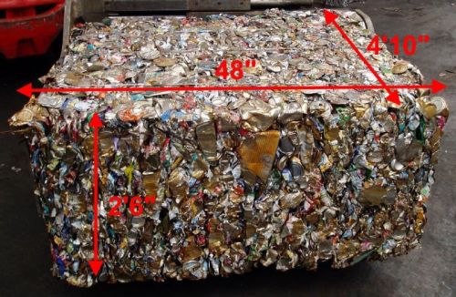 Baled Aluminum Used Beverage Can