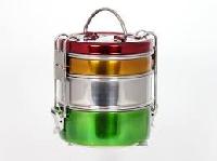 Non Polished Plastic Tiffin Box, For Food Packing, Feature : Durable, Eco Friendly, Good Quality, Leak Proof