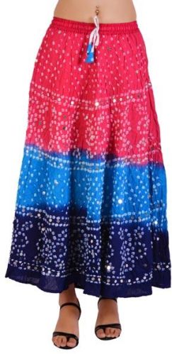 Bandhini Bandhej Skirts