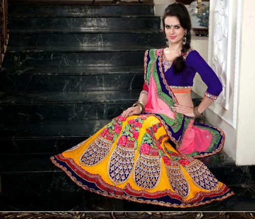 Indian Rajasthani Style Lehenga Choli