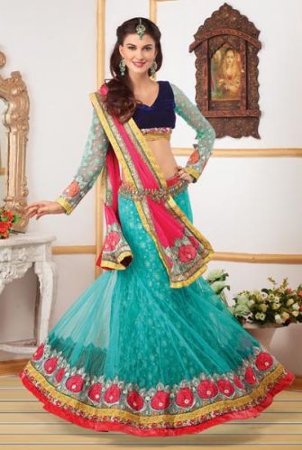 Net Lehnga Choli