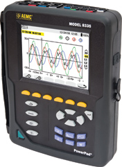 Aemc Instruments, Three Phase Power Quality Analyzer
