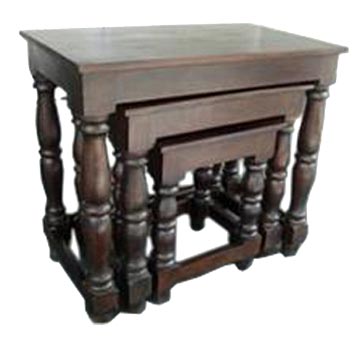 Polished Plain Wooden Stool Set, Size : Multisizes