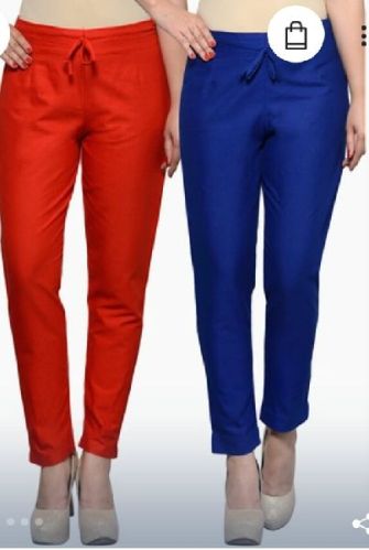 Plain Cotton Linen Ladies Pants, Size : Small, Large, Medium