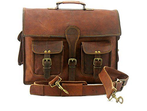 Pure Stylish Leather Laptop Bag, For Laptop#organizer, Gender : Unisex