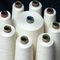 Cotton Blended Yarns, For Textile Industry, Pattern : Plain