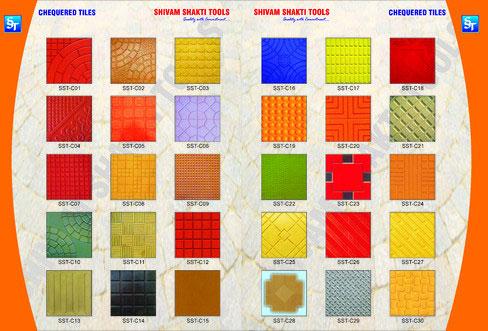 Chequered Tiles Moulds