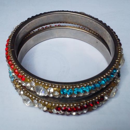 Polished Printed Metal Artificial Bangles, Feature : Attractive Designs, Shiny Look