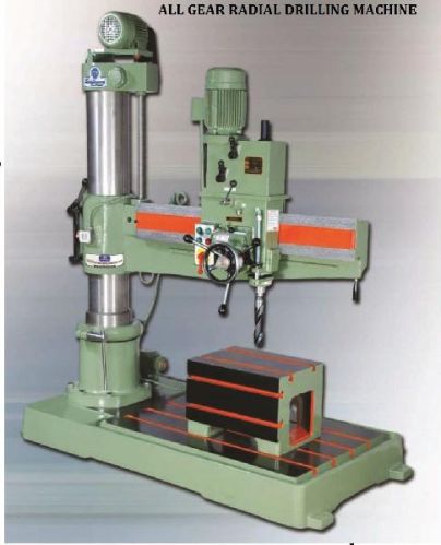 All Geared 50mm Radial Drilling Machine, Color : SIDDH GREEN