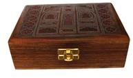 Rectangular Polished Wooden Jewellery Boxes, For Keeping Jewelry, Size : Standard