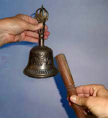 Metal Polished Plain Tibetan Bell, For Pooja