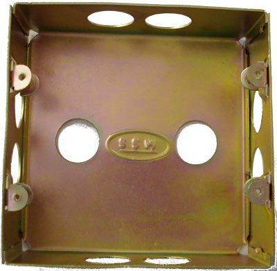 Square Non Coated Mild Steel MS Modular Box, For Electronics Use, Pattern : Plain