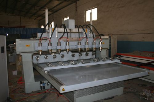 Eight Heads CNC Carving , Engraving Machine