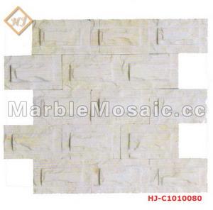 Marble Backsplash Mosaics, Packaging Type : white