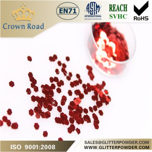 Polyester Good Quality Hexagon Glitter Powder 0.05mm-6.0mm