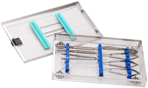 Stainless Steel Perforated Sterilization Dental Tray (Y502)