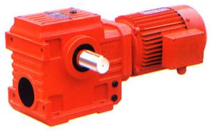 Helical-worm-geared Motors