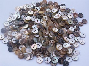 Agoya Shell Buttons 14L~36L, Packaging Type : Nature、White、Grey