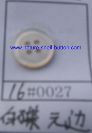 Shell Button, Nature Shell Button