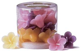 Mini Plumeria Floating Candles, Color : Red, White, Pink, Yellow, Orange, Lavender