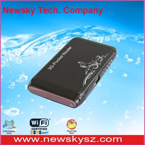 Fashionable Mini Pocket Sim Card Router, Evdo Hspa Wireless 3G Router Dm7641r