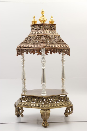 BRONZE POOJA MANDAPAM, Style : HAND CRAFTED