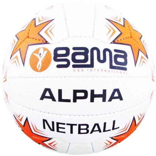 Netball Alpha, Synthetic Pimpled Rubber Grade I, 18 Panels, 3 Ply