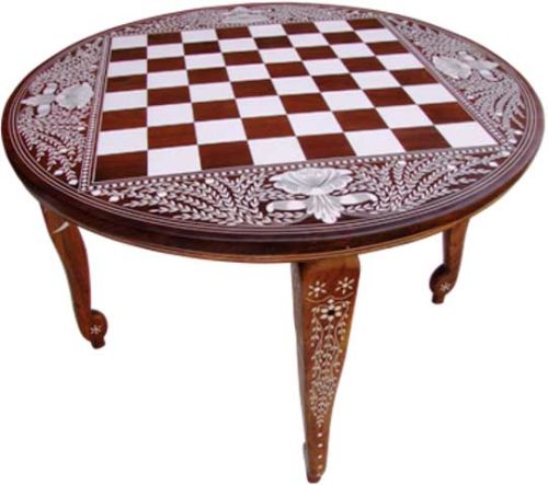 Round Chess Table 24 Inch