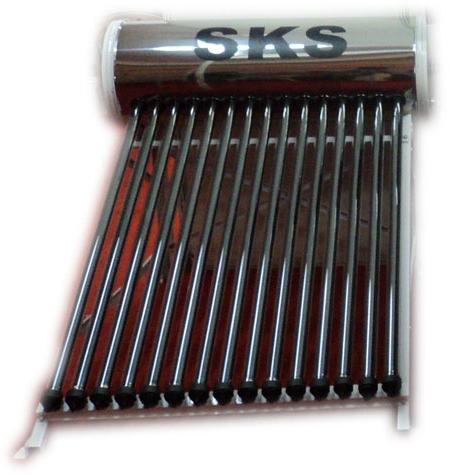 ETC Solar Water Heater, Tank Material : Stainless Steel