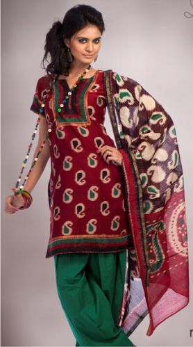 Pure Silk Ladies Suit, Age Group : Girls