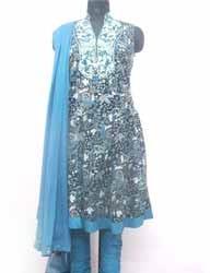 Unstitched Ladies Embroidered Suits