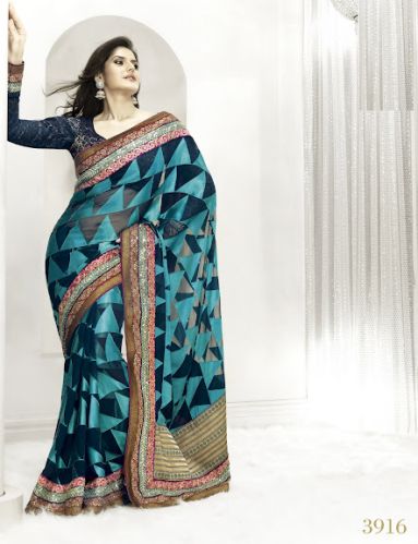 Printed saree